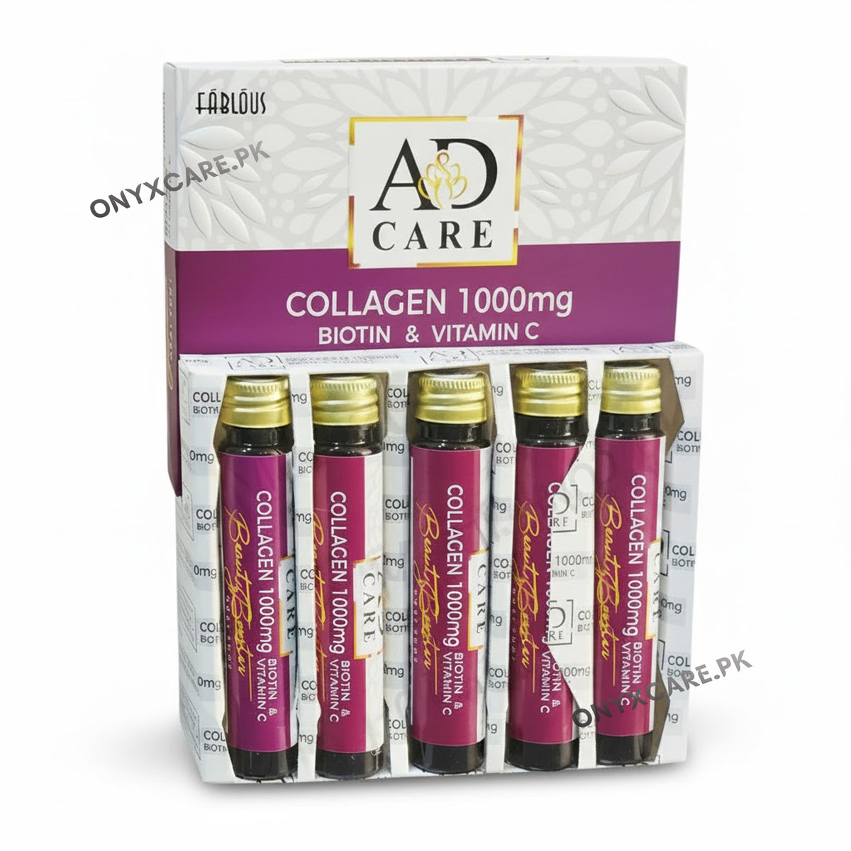 AD Care Collagen 1000mg Biotin and Vitamin C Oral Shots