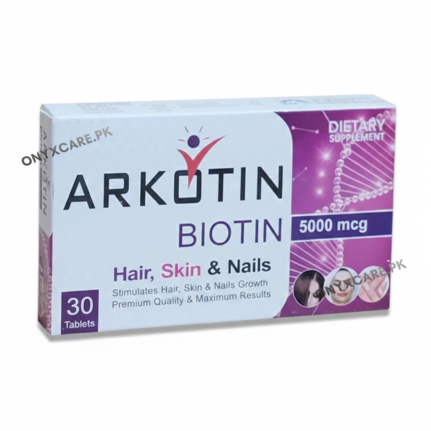 Arkotin Biotin 5000mcg Tablets 30s