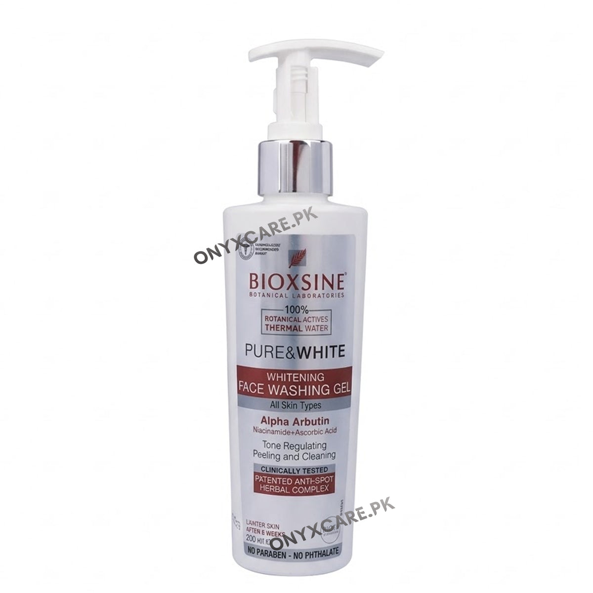 Bioxsine Pure & White Whitening Face Wash Gel 200ml