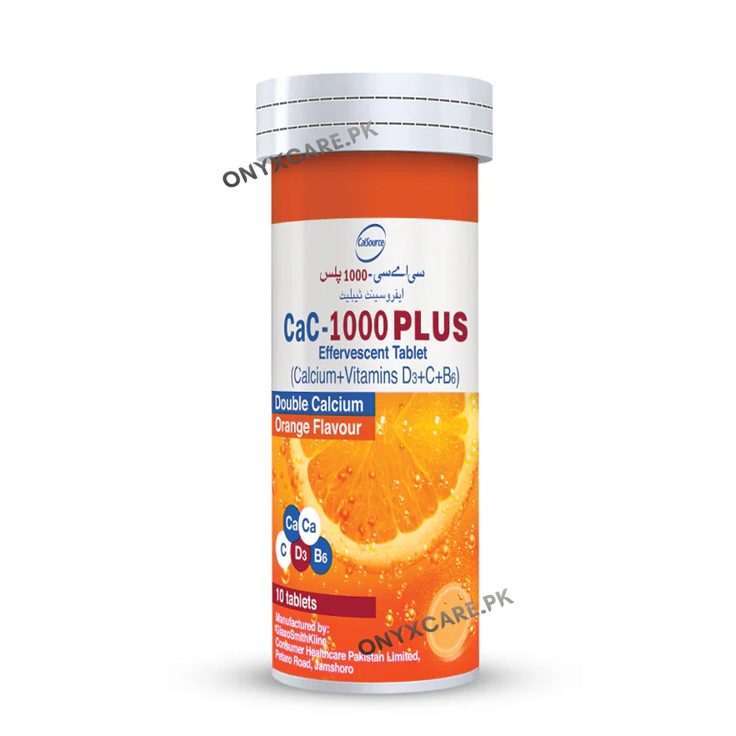 Cac-1000 Plus Orange Flavour Tablets 10s