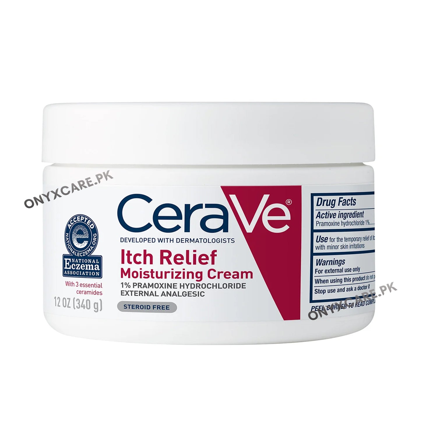 CeraVe Itch Relief Moisturizing Cream 340g