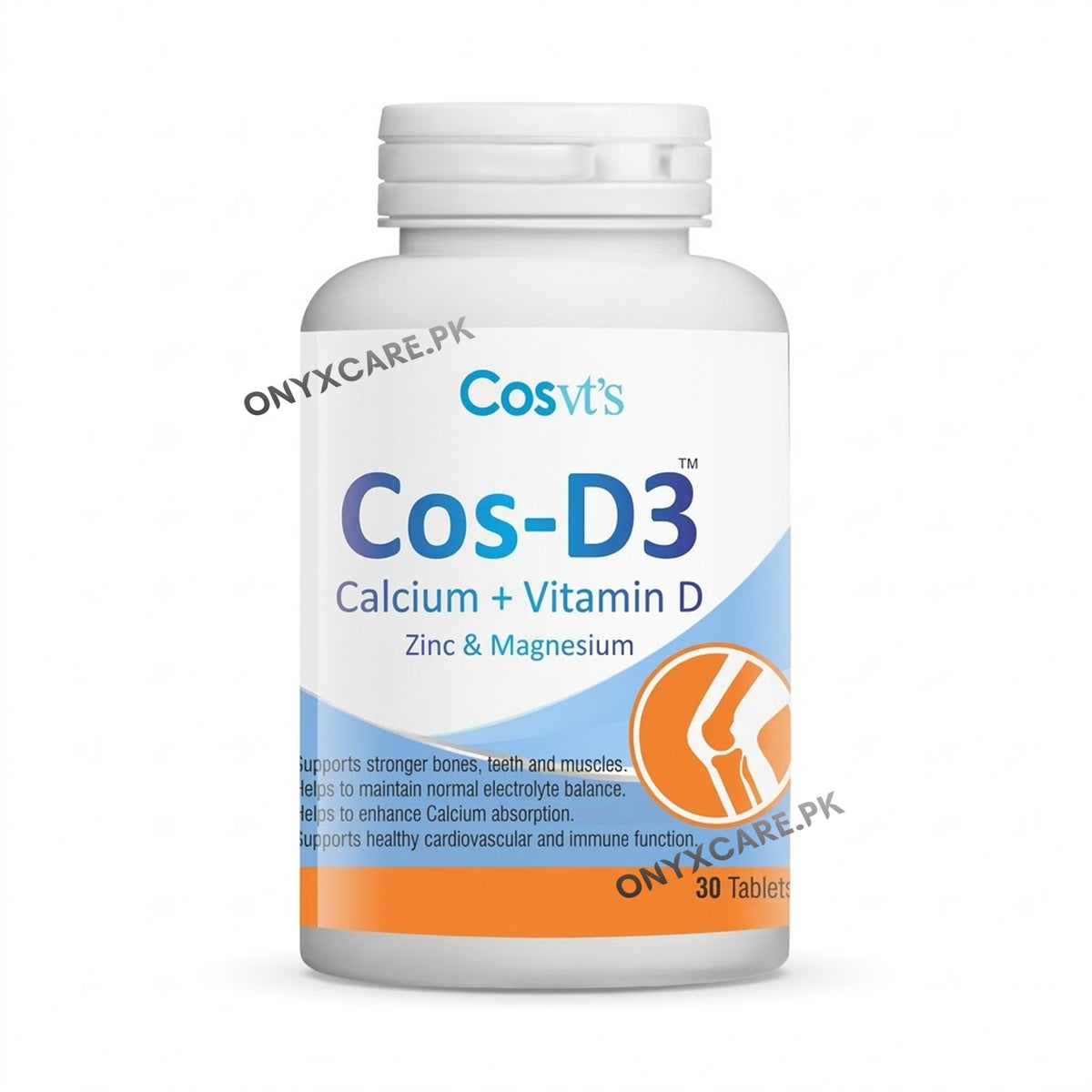 Cosvt Cos-D3 (Calcium + Vitamin D, Zinc & Magnesium) Tablets