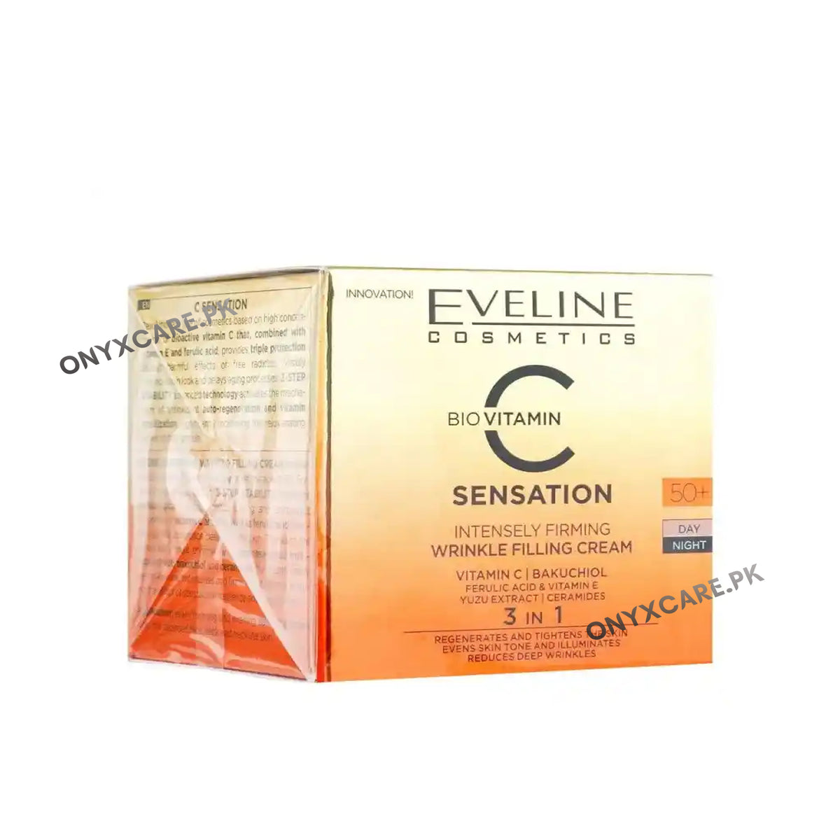 Eveline Bio Vitamin C Sensation Day & Night 50+ Anti-Wrinkle Cream 3 in 1