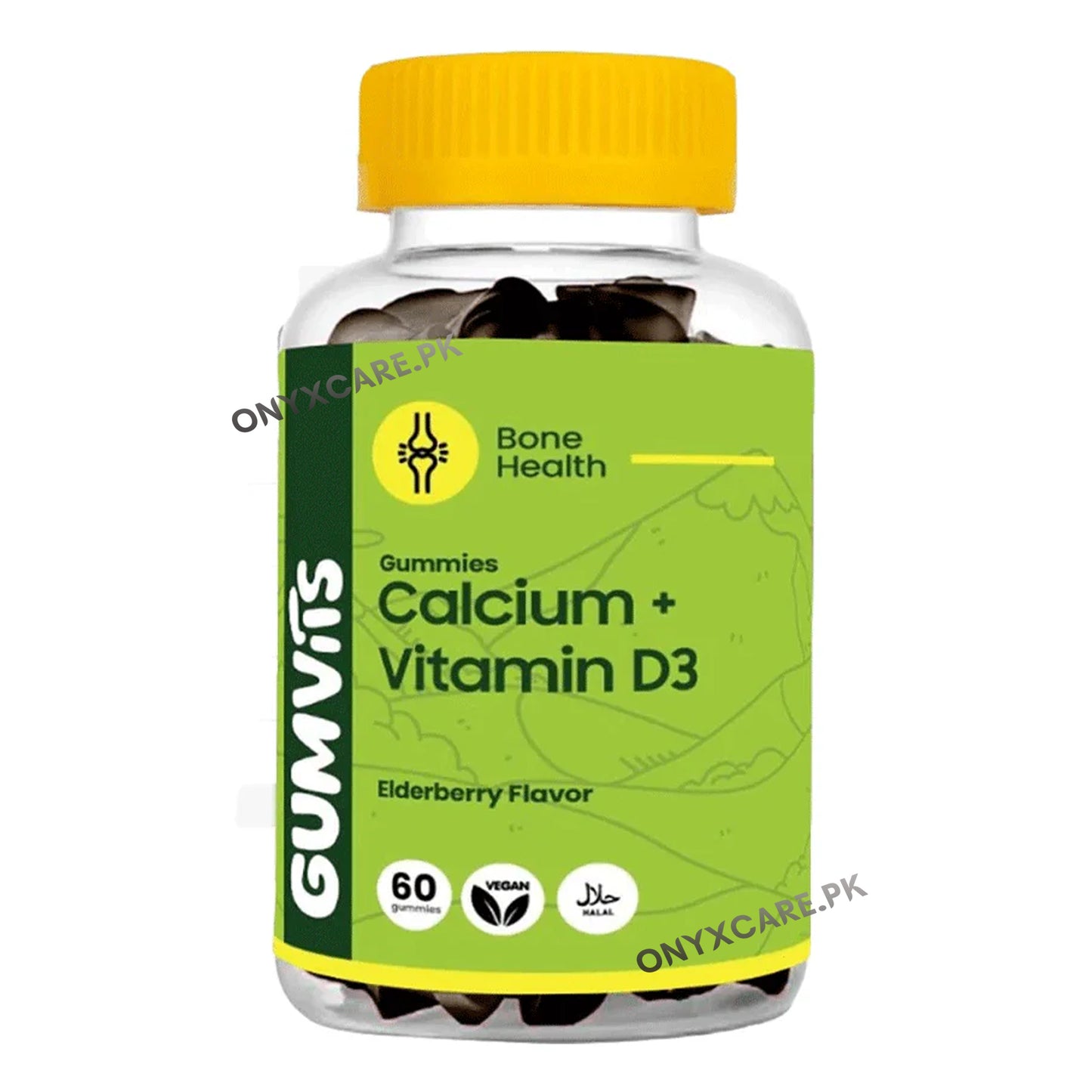 Gumvits Calcium & Vitamin D3 Gummies 60s