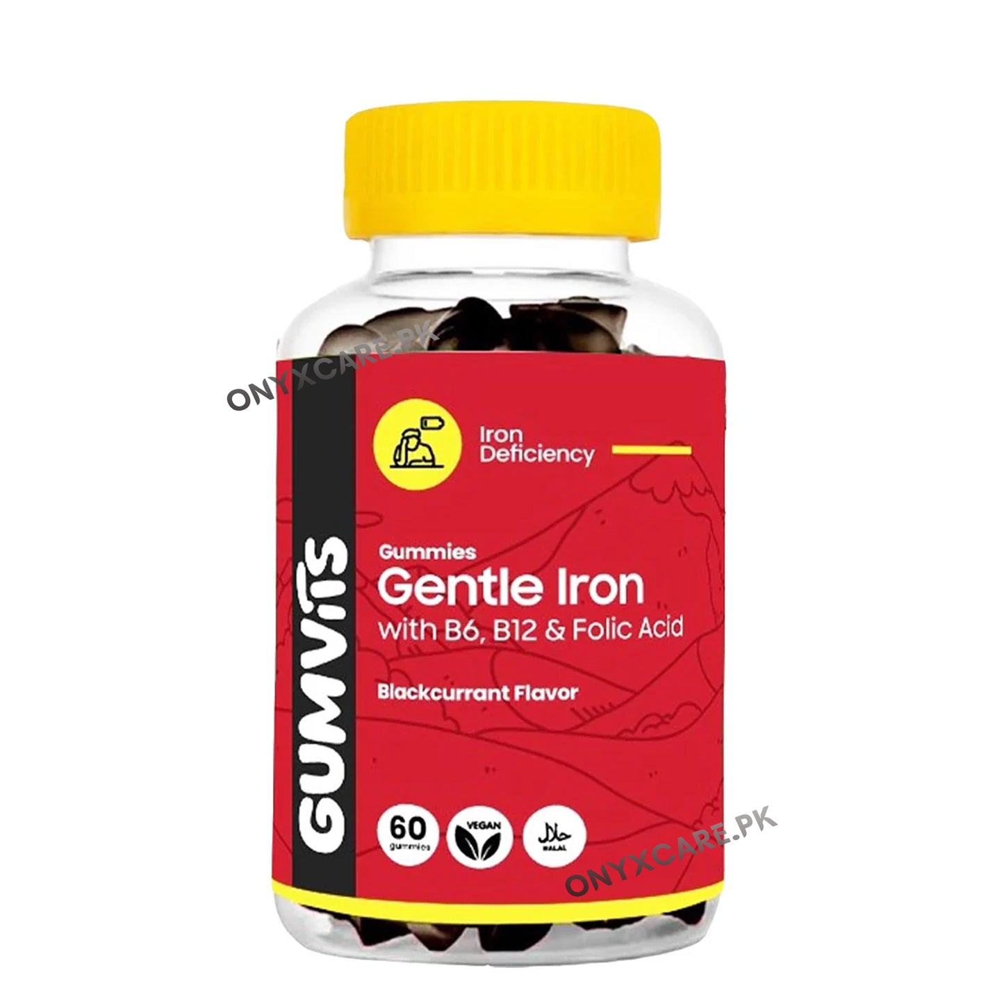Gumvits Gentle Iron Gummies 60s