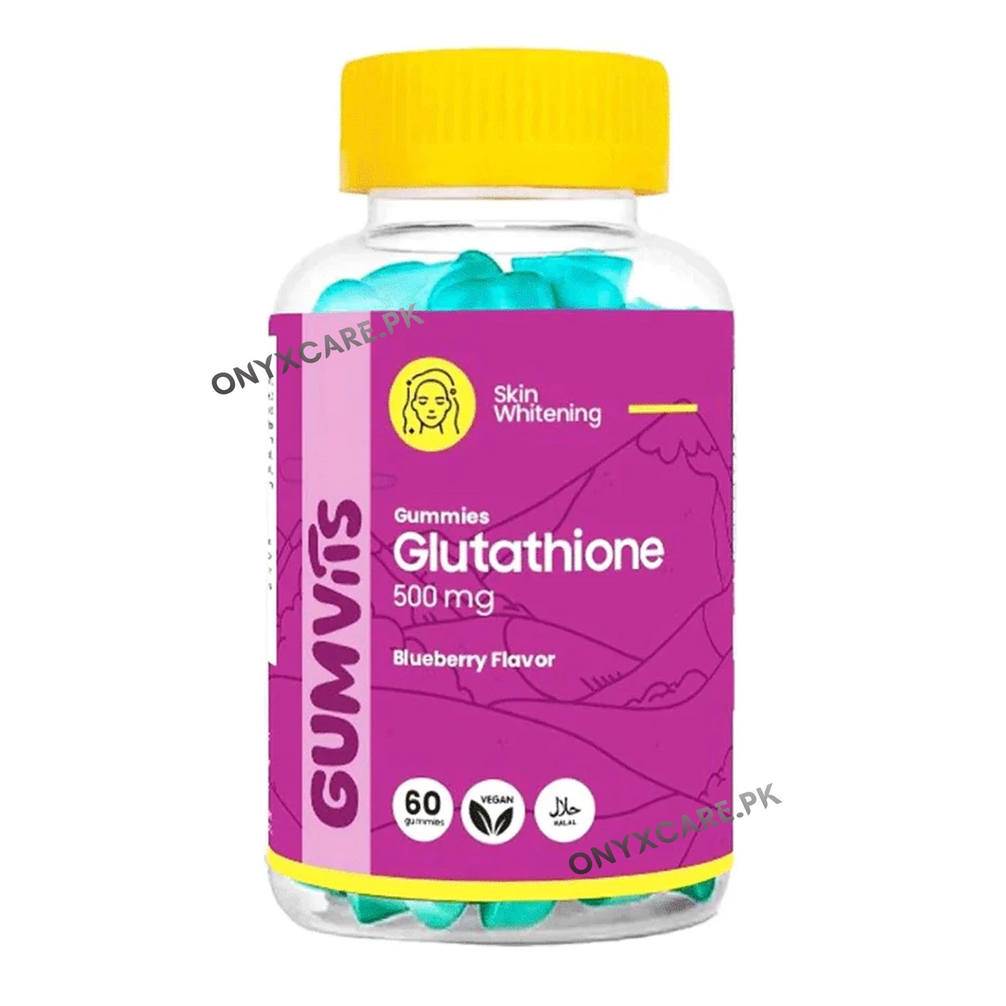 Gumvits Glutathione 500mg Gummies 60s
