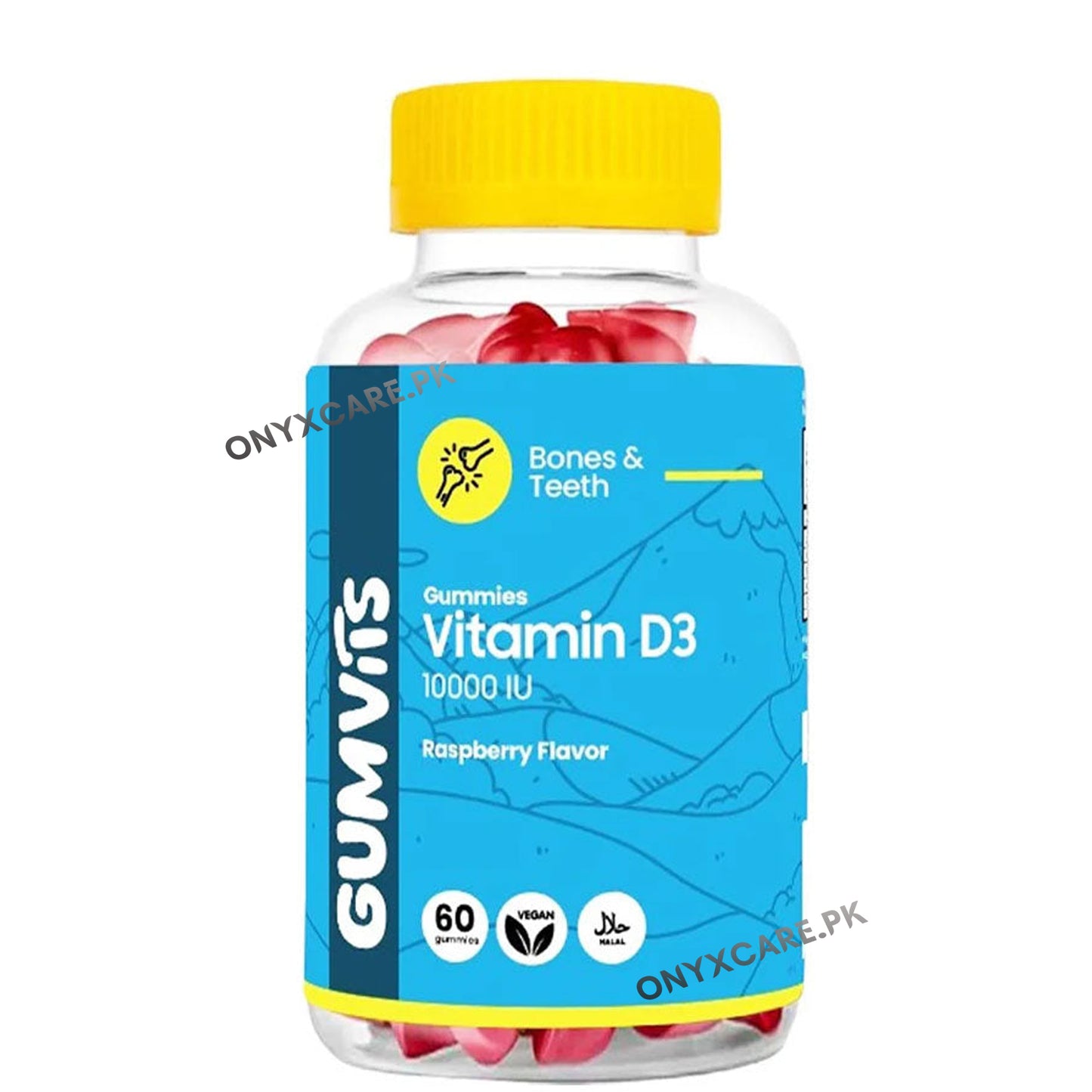 Gumvits Vitamin D3 10000 IU Gummies 60s