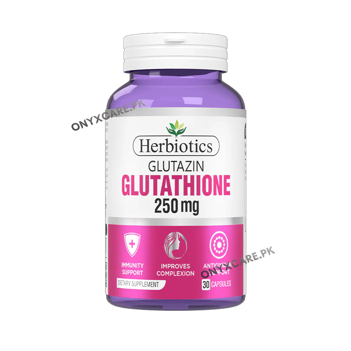 Herbiotics Glutazin Glutathione 250mg Capsules