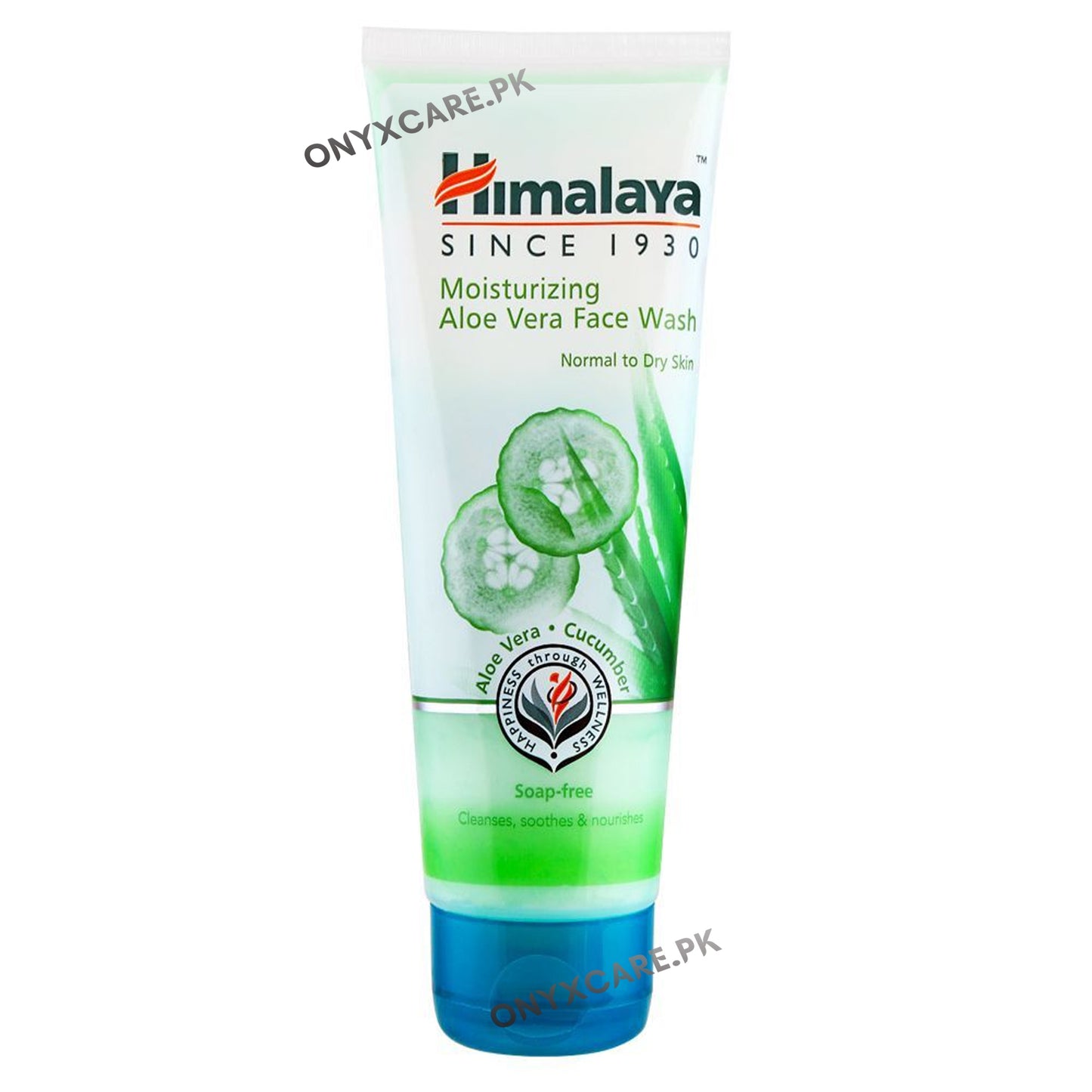 Himalaya Moisturizing Aloe Vera Face Wash, Soap Free, Normal To Dry Skin, 100ml
