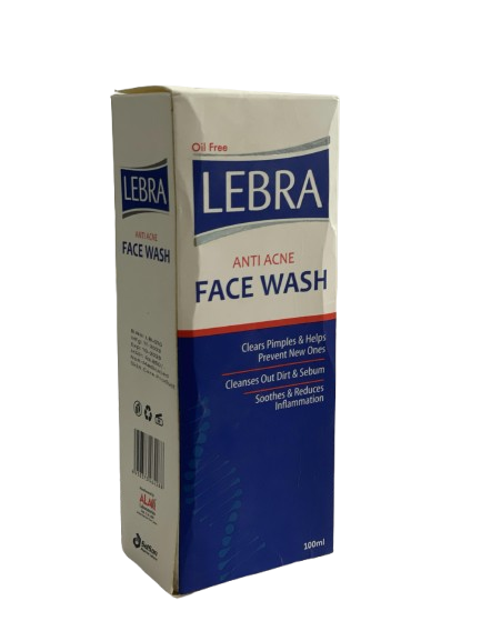 Lebra Anti Acne Face Wash 100ml