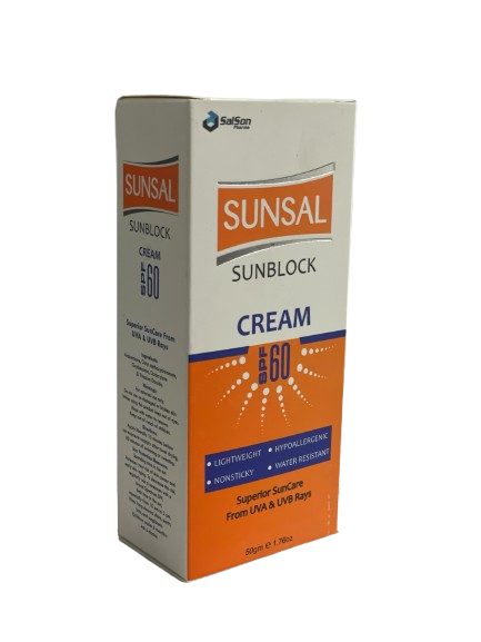 Sunsal Sunblock SPF 60 Cream 50gm