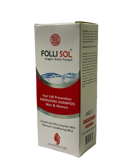 FOLLI SOL Hair Fall Prevention Energizing Shampoo for Men and Women 100ml