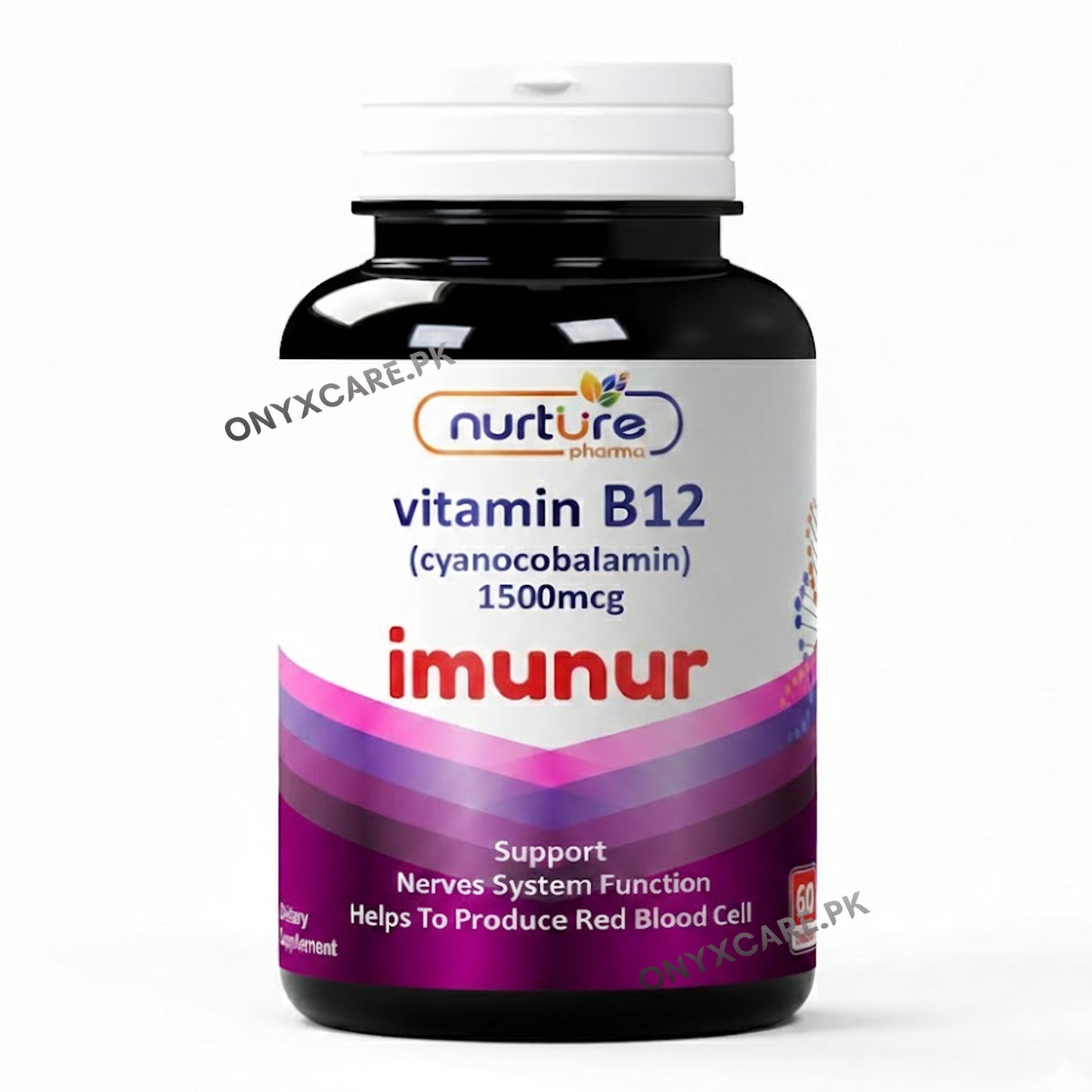 Imunur Vitamin B12 (1500mcg) 60s