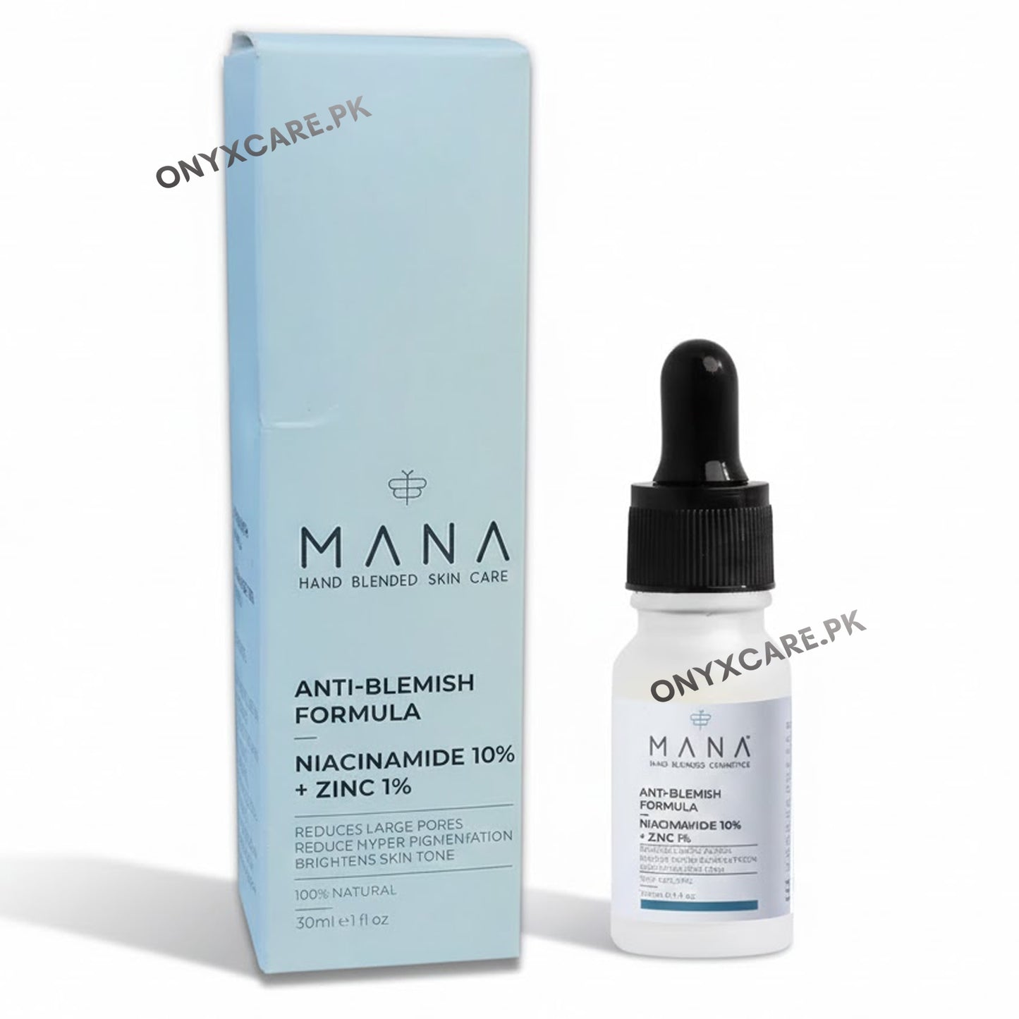 MANA Anti Blemish Face Serum Niacinamide 10% + 1% Zinc 30ml