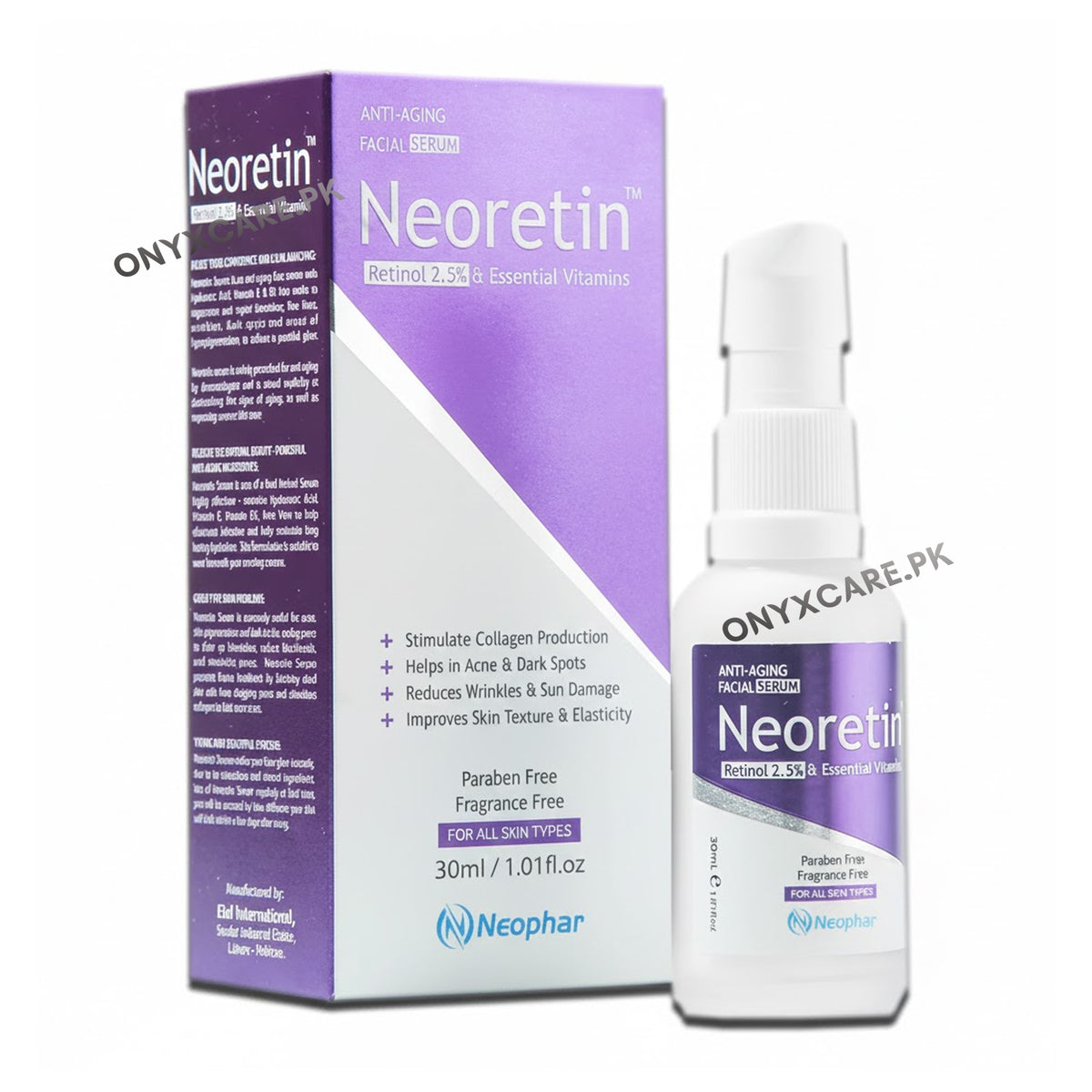 Neoretin Retinal 2.5% Anti Aging Facial Serum 30ml