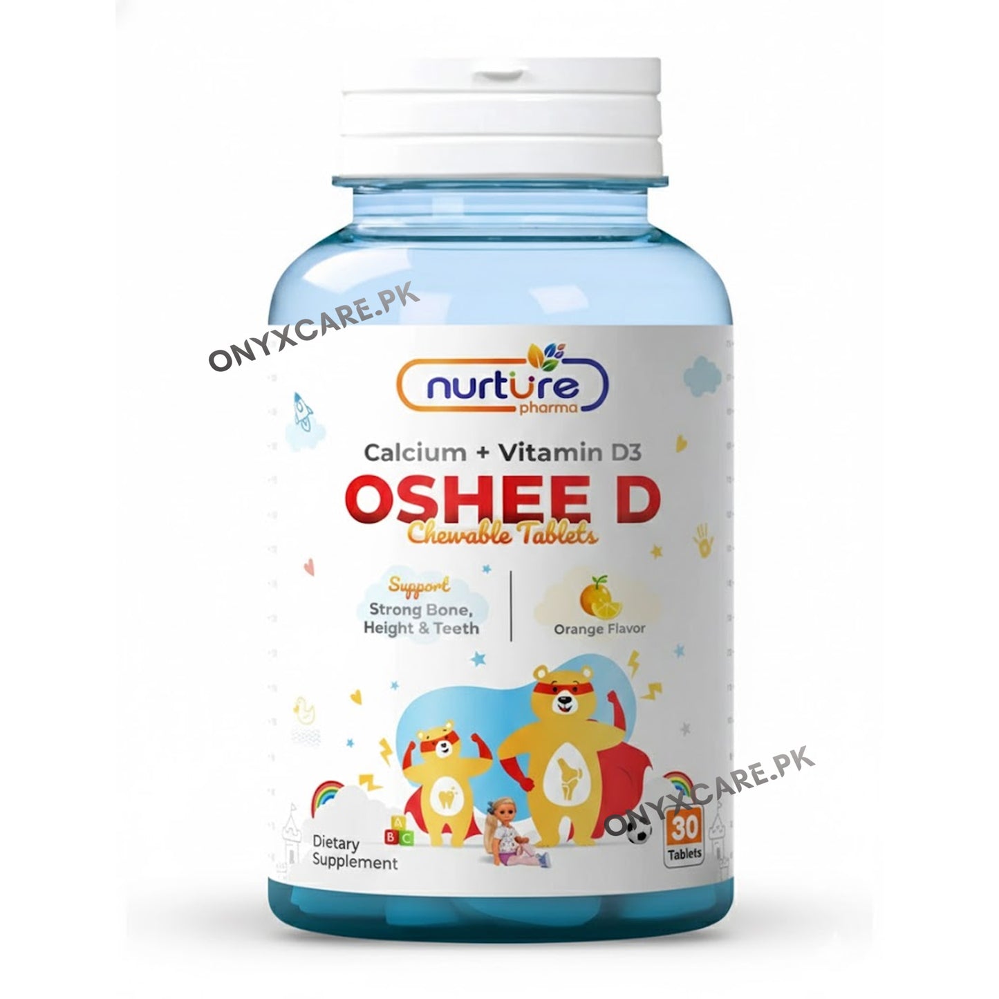 OSHEE D Vitamin+Calcium Tablets 30s