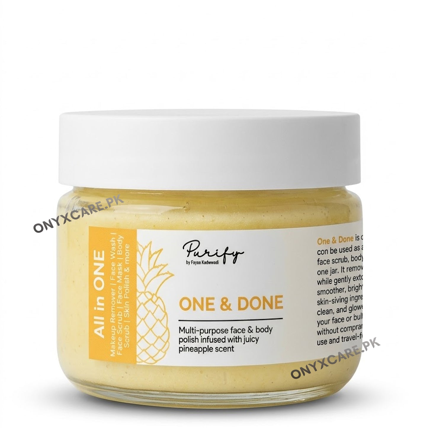 Purify One & Done – Multi Purpose Face & Body Polish 150g