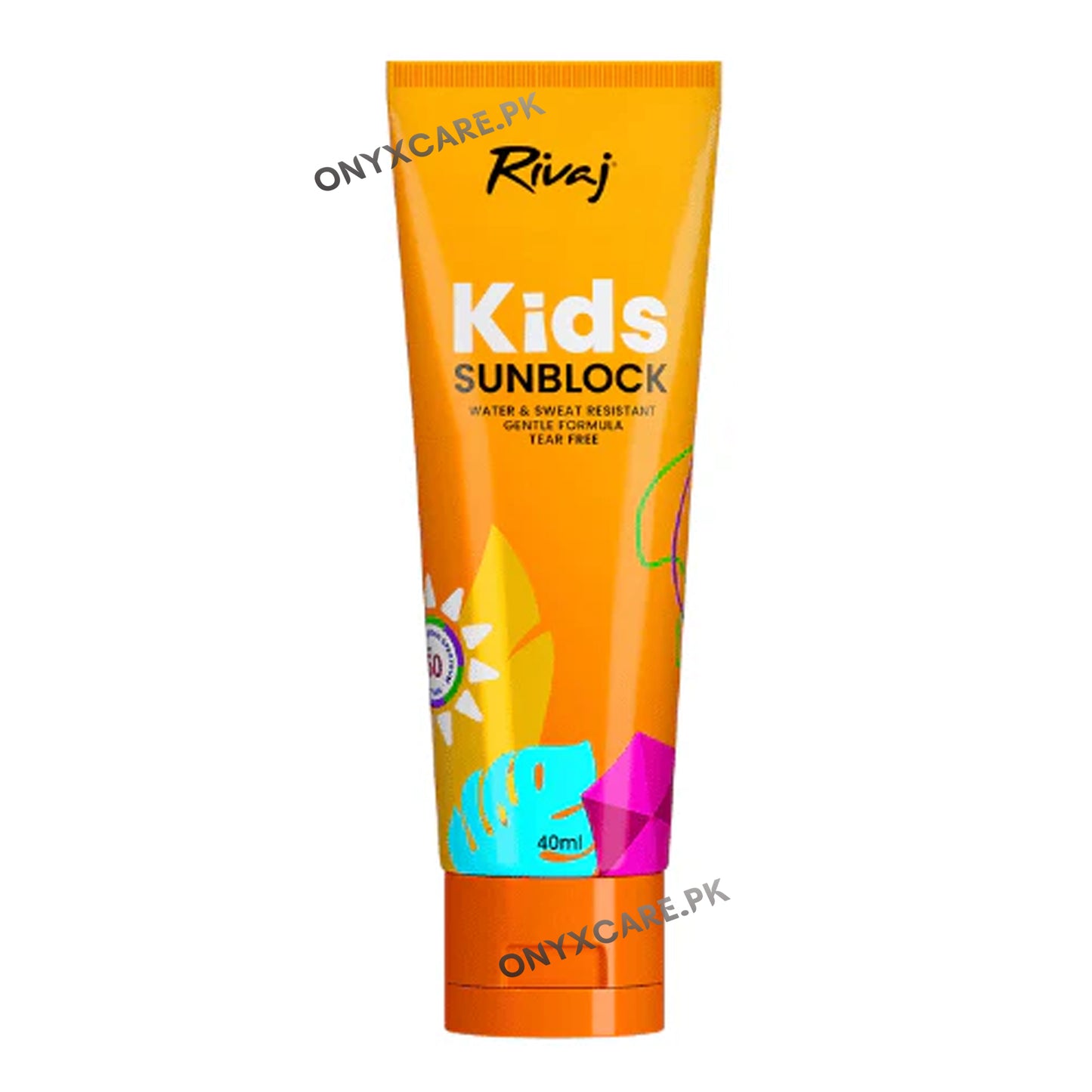 Rivaj SPF50 Kids Sunblock 40ml