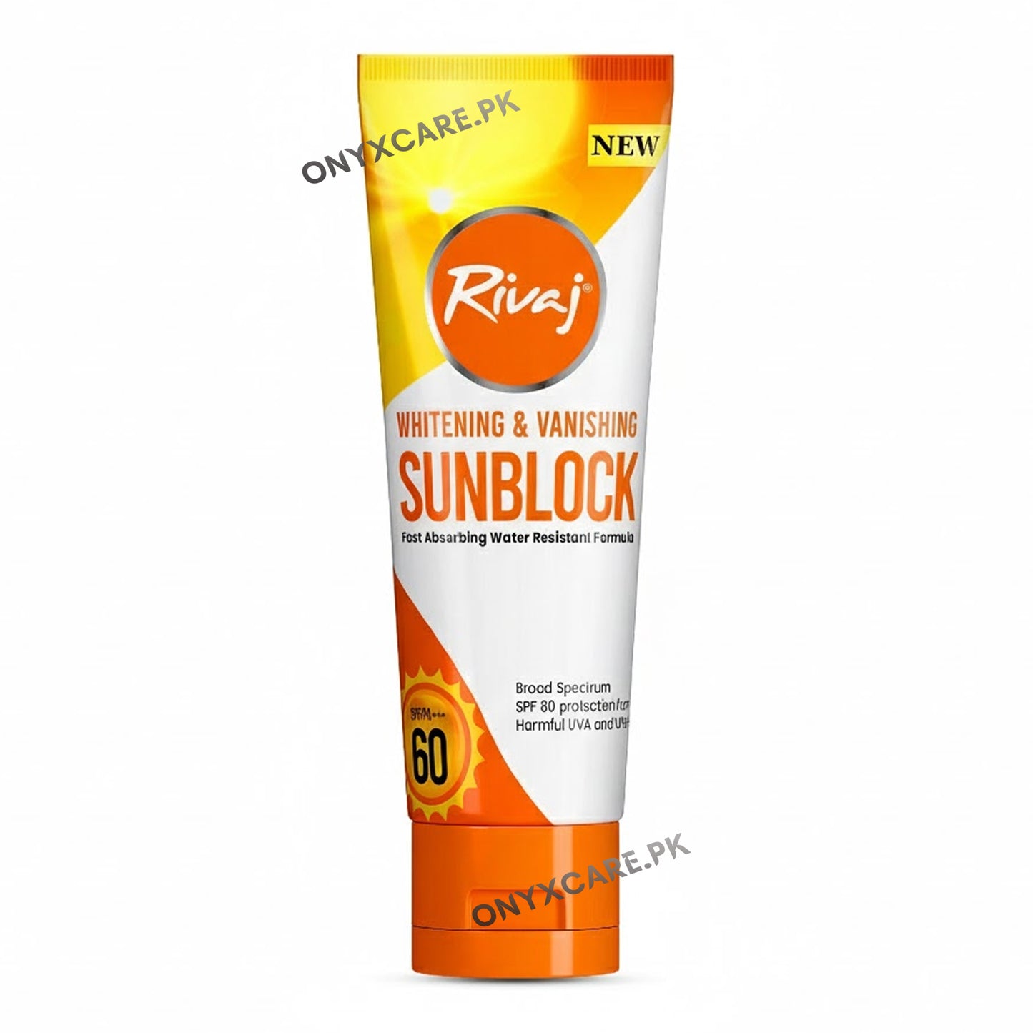 Rivaj SPF60 Whitening & Vanishing Sunblock 40ml