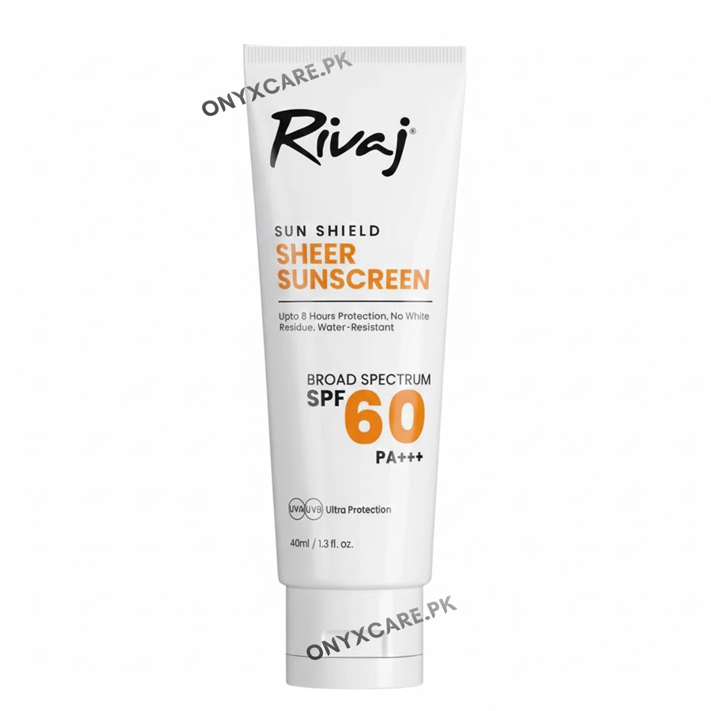 Rivaj Sun Shield Sheer Sunscreen SPF 60 40ml