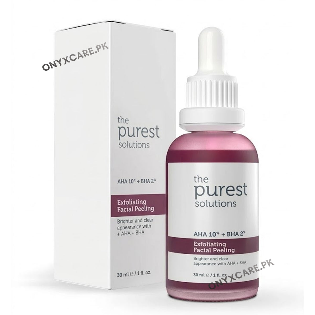 The Purest Solutions AHA & BHA Exfoliating & Skin Tone Equalizing Red Peeling Skin Serum - 30 ML