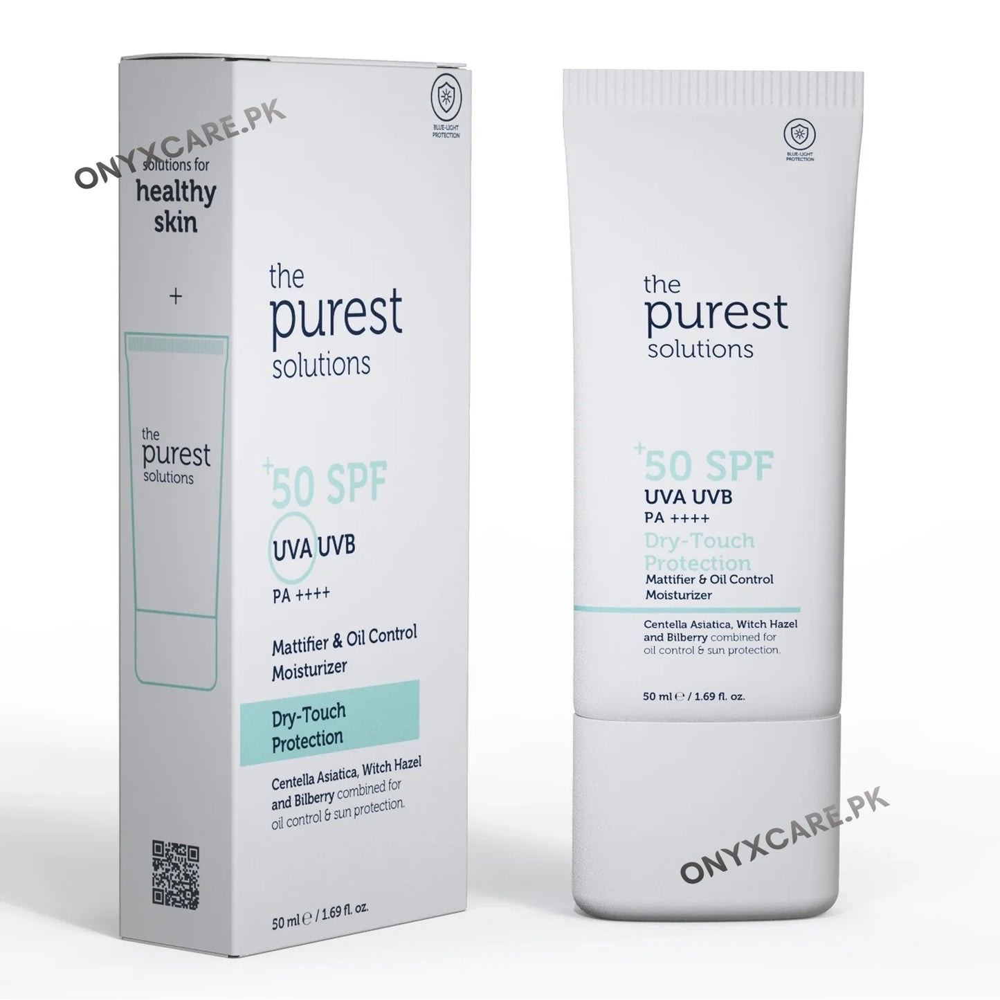 The Purest Solutions Mattifying Dry-Touch Sunscreen Cream SPF 50 for Oily and Combination Skin - 50ml