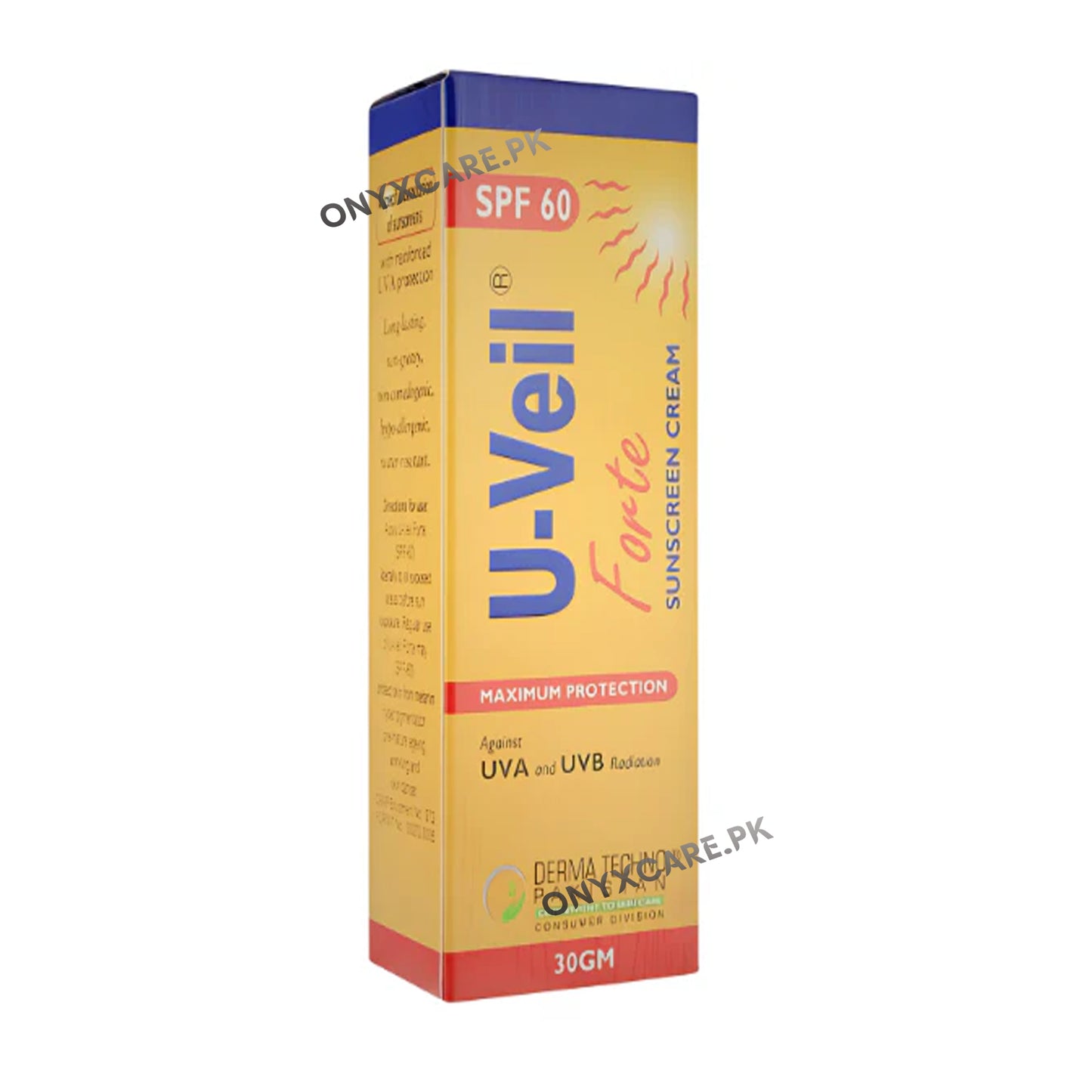 U-Veil Forte Sunscreen Cream SPF60 30g
