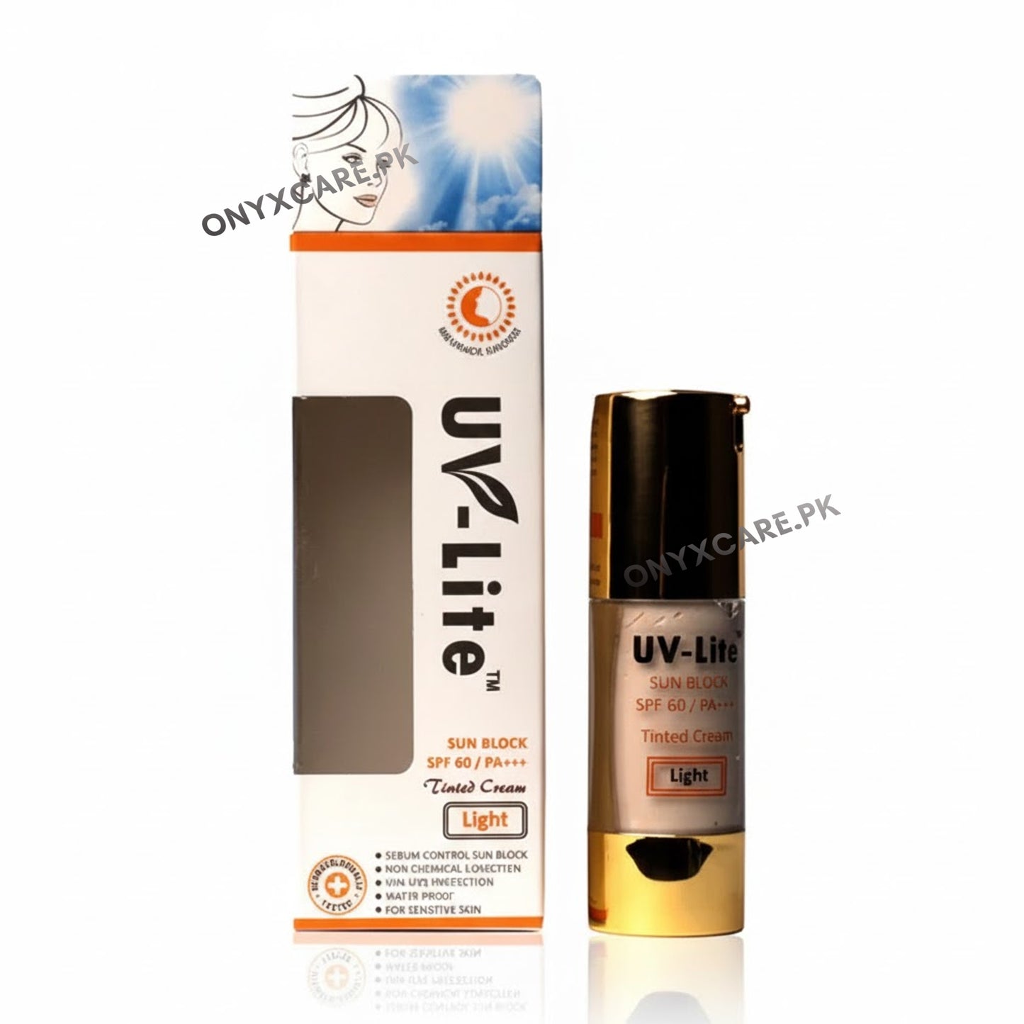 UV-Lite Tinted Cream Sunblock SPF60 Light 50g