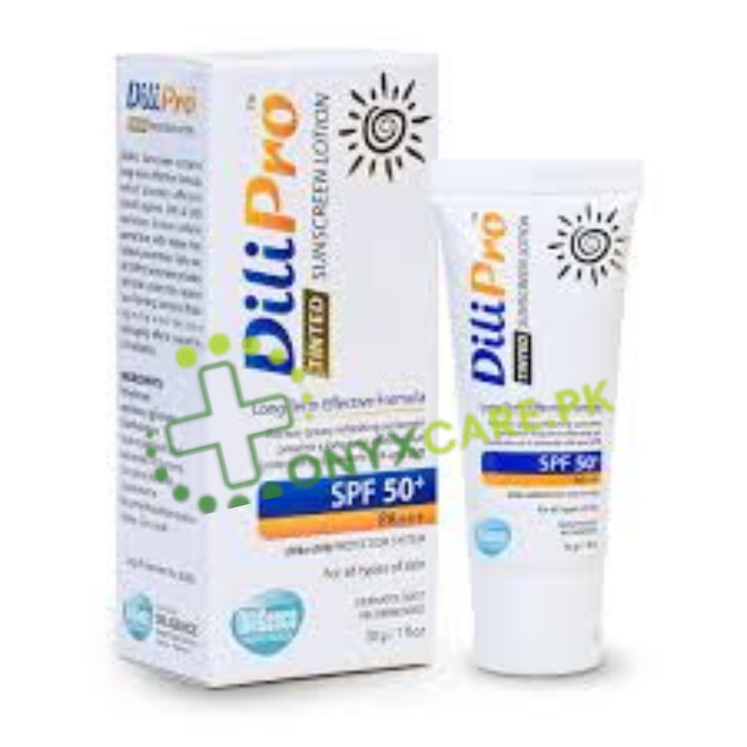 Dilipro Tinted Sunscreen Lotion SPF 50+