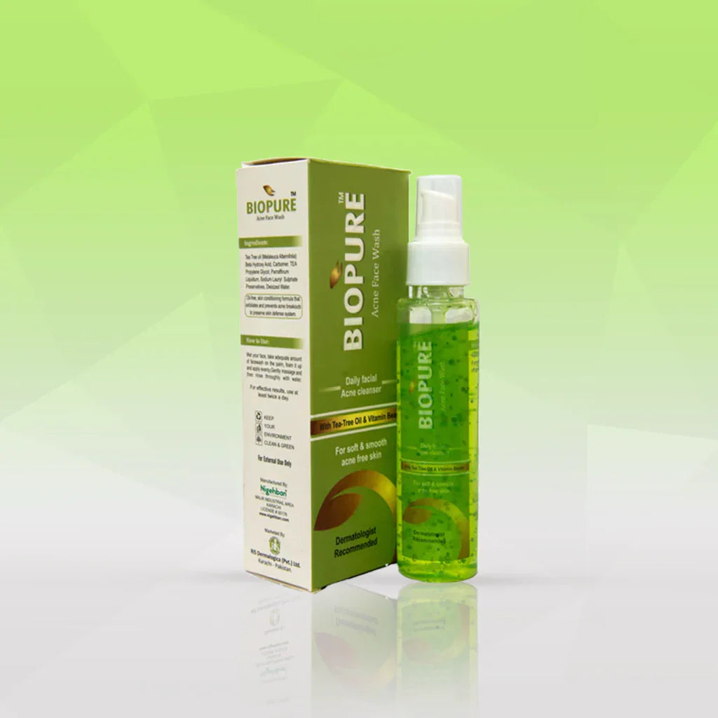 Biopure Acne Face Wash Tea Trea Oil 100ml