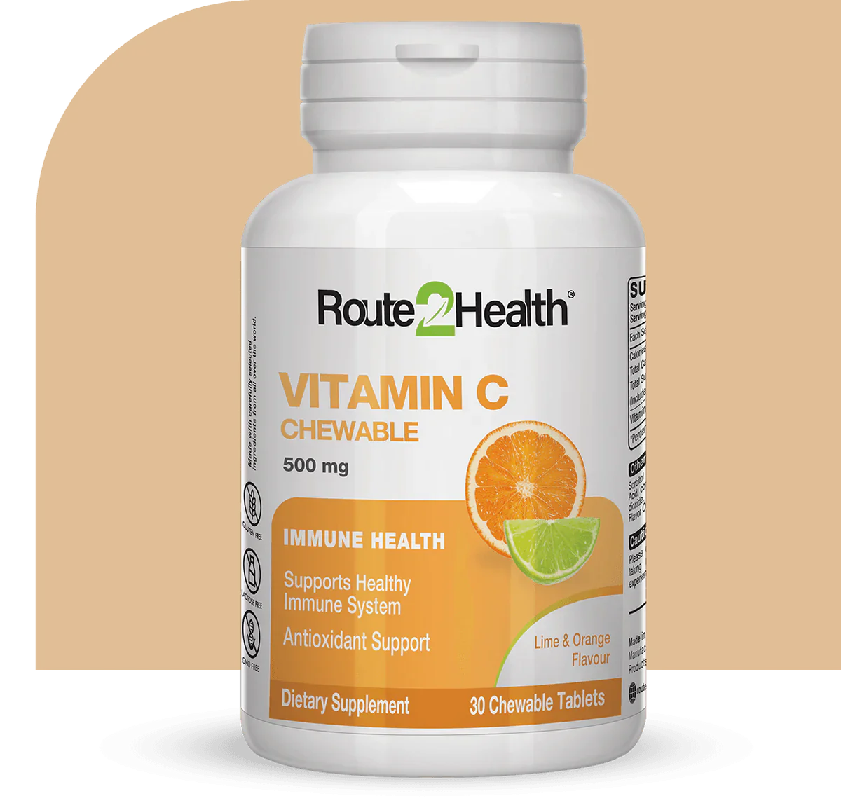 route 2 health tab vitamin c 500mg 30t 1s