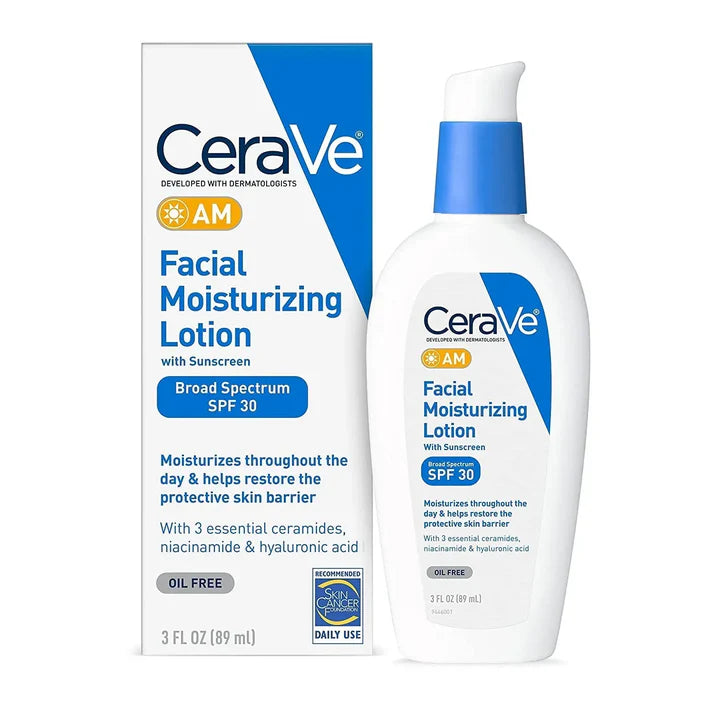 CeraVe AM Facial Moisturizing Lotion, SPF 30