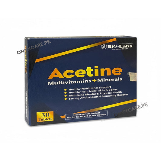 Acetine Multivitamins + Minerals Tablets 30s
