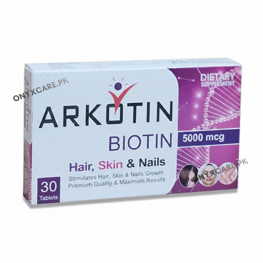 Arkotin Biotin 5000mcg Tablets 30s