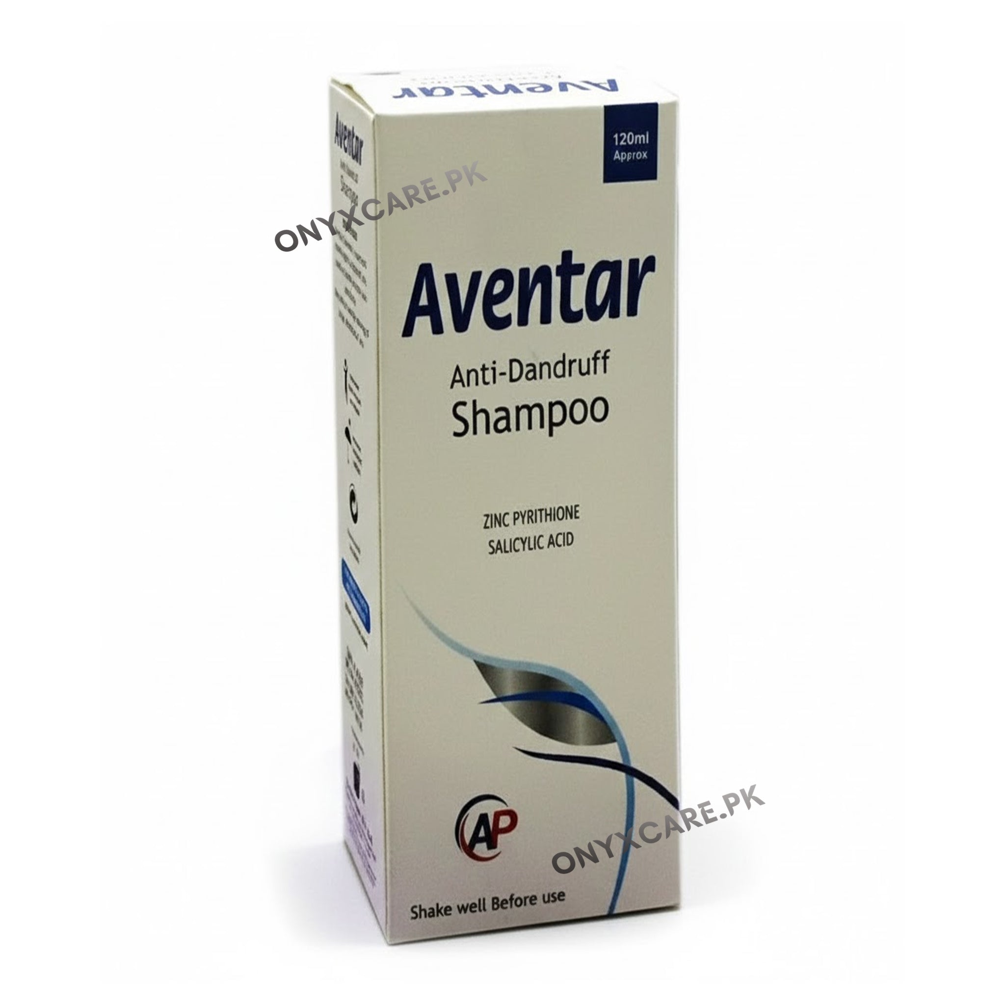 Aventar Anti-Dandruff Shampoo 120ml – OnyxCare.pk