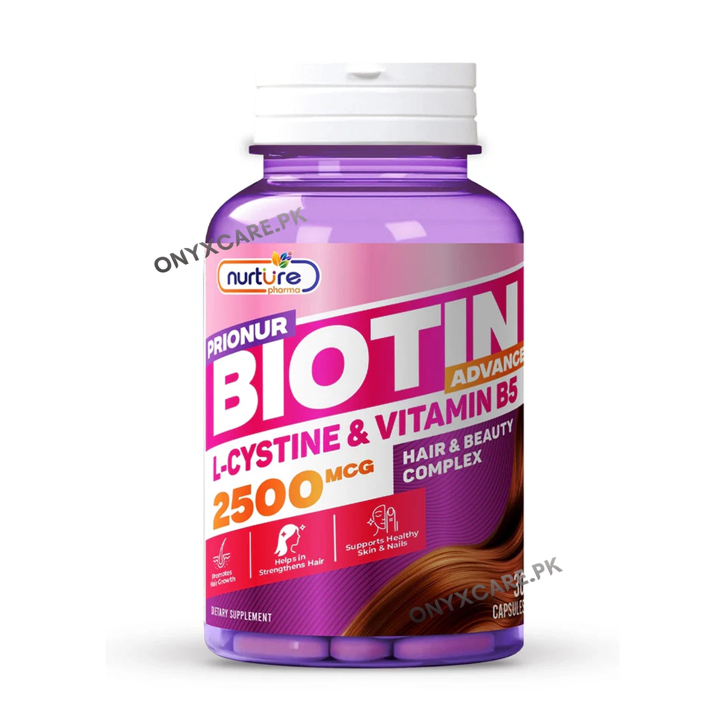 Biotin Advance Capsules 2500mg 30s