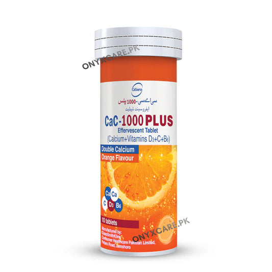 Cac-1000 Plus Orange Flavour Tablets 10s