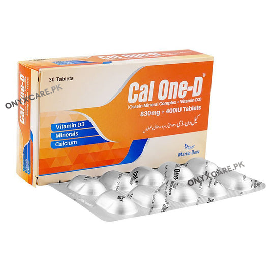 Cal One D Tablets 830mg/400IU