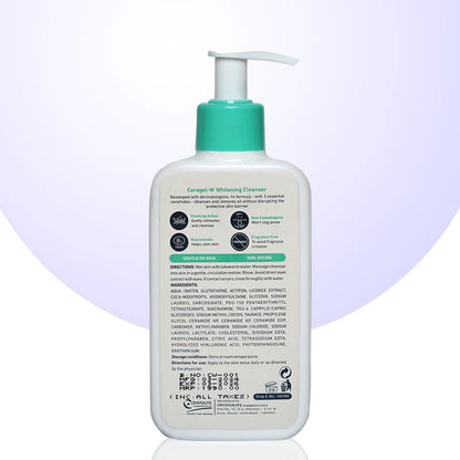 CeraGel Whitening Cleanser 236ml