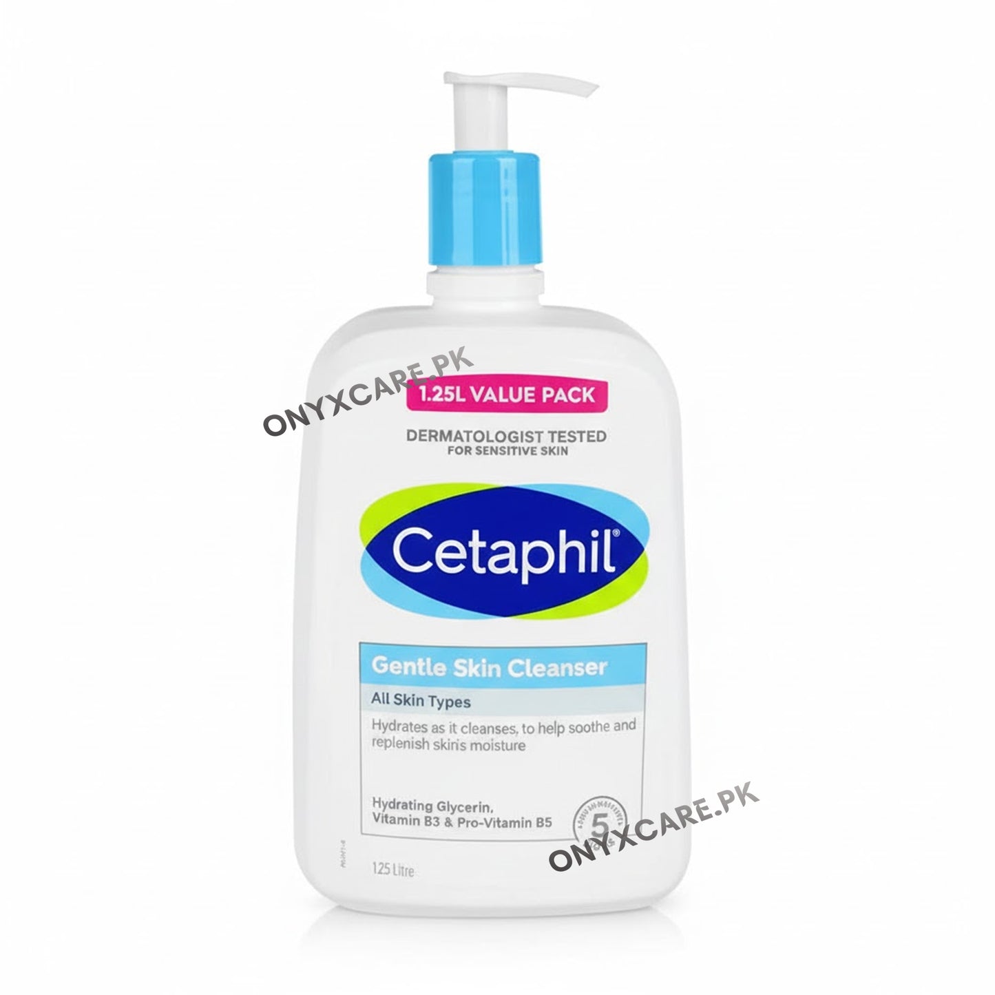 Cetaphil Gentle Skin Face & Body Cleanser, Paraben Free, For All Skin Types, 1250ml
