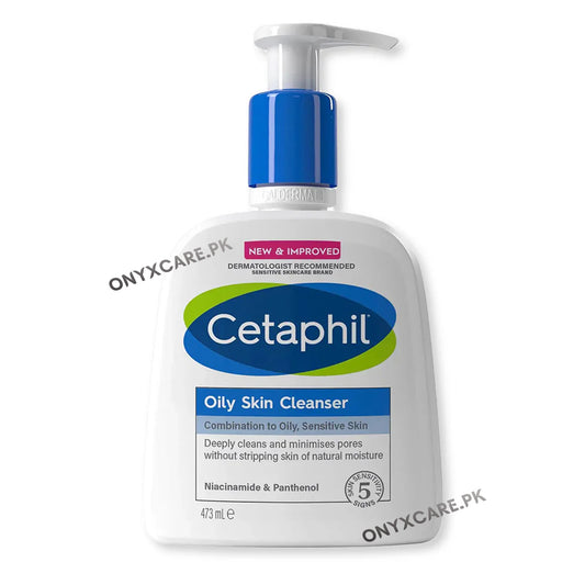 Cetaphil Oily Skin Cleanser with Niacinamide, For Combination & Sensitive Skin, 473ml