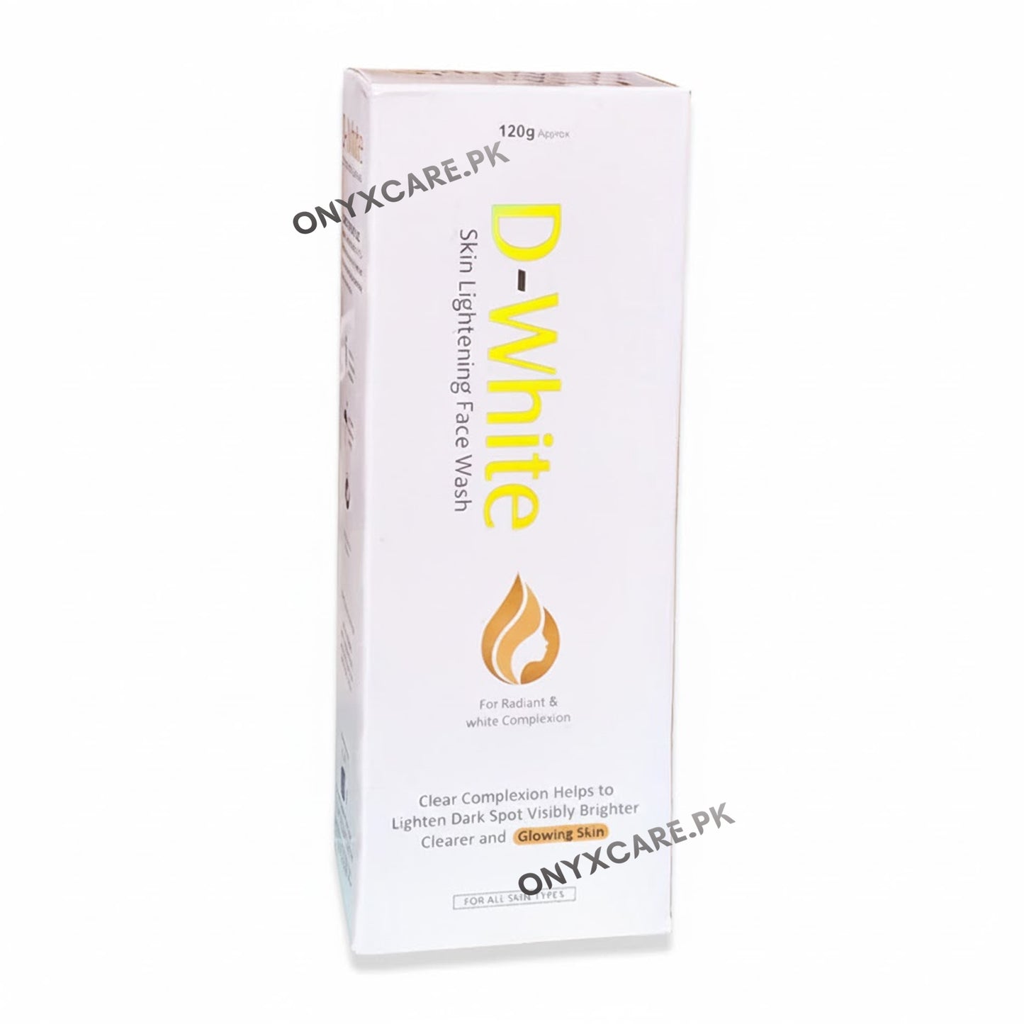D-White Skin Lightening Face Wash 120g