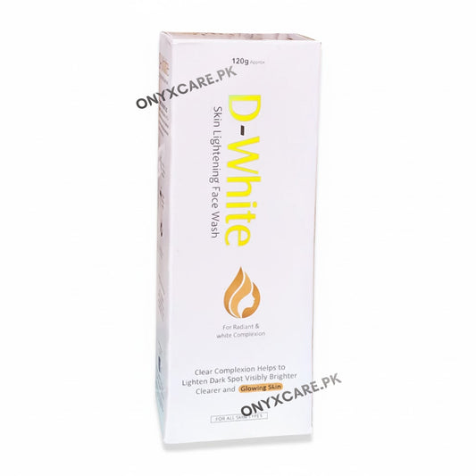 D-White Skin Lightening Face Wash 120g