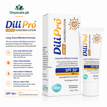 Dilipro Tinted Sunscreen Lotion SPF 50+ 30g