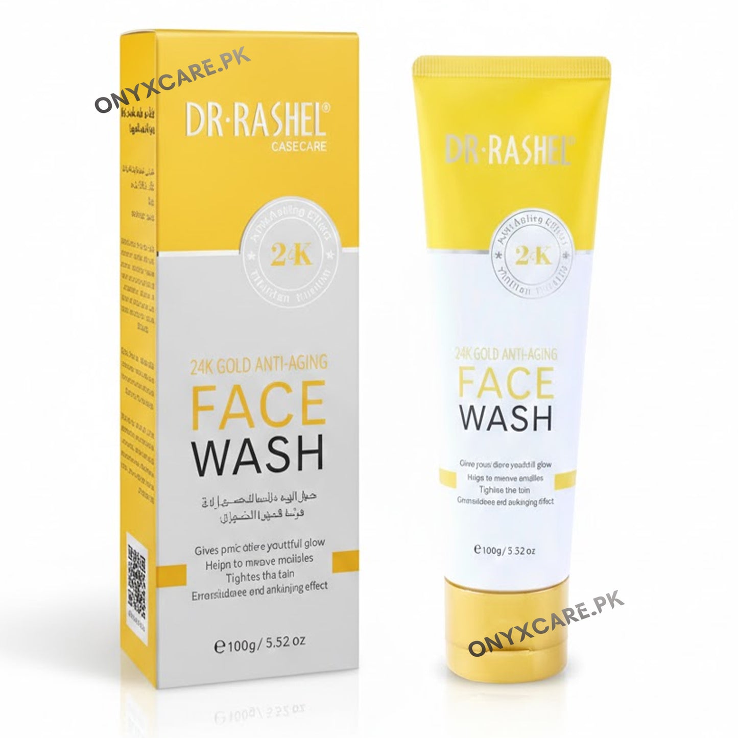 Dr. Rashel 24K Gold Anti-Aging Face Wash, For All Skin Types, 100g