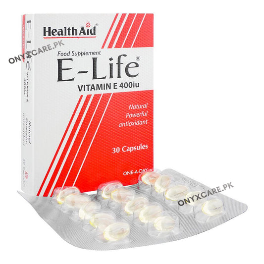 E-Life Vitamin E 400IU Capsules 30s