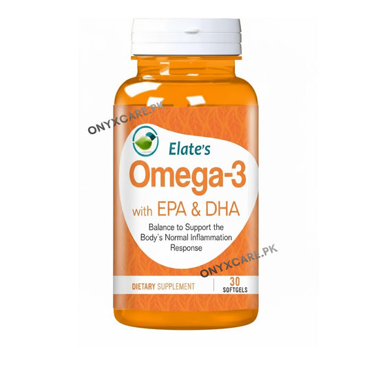 Elate’s Omega-3 Fish Oil 1000mg (EPA & DHA Formula)