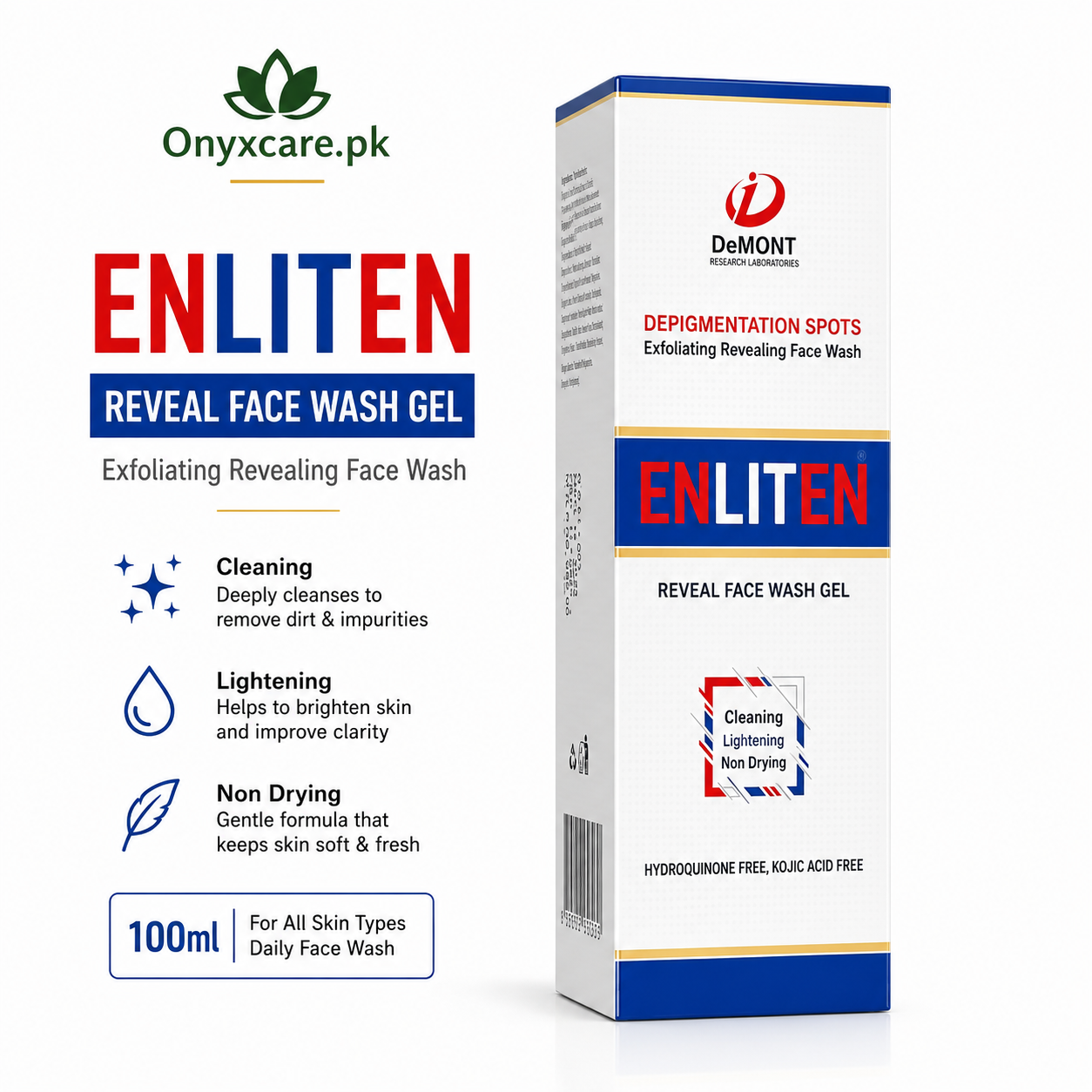 Enliten Face Wash 100ml
