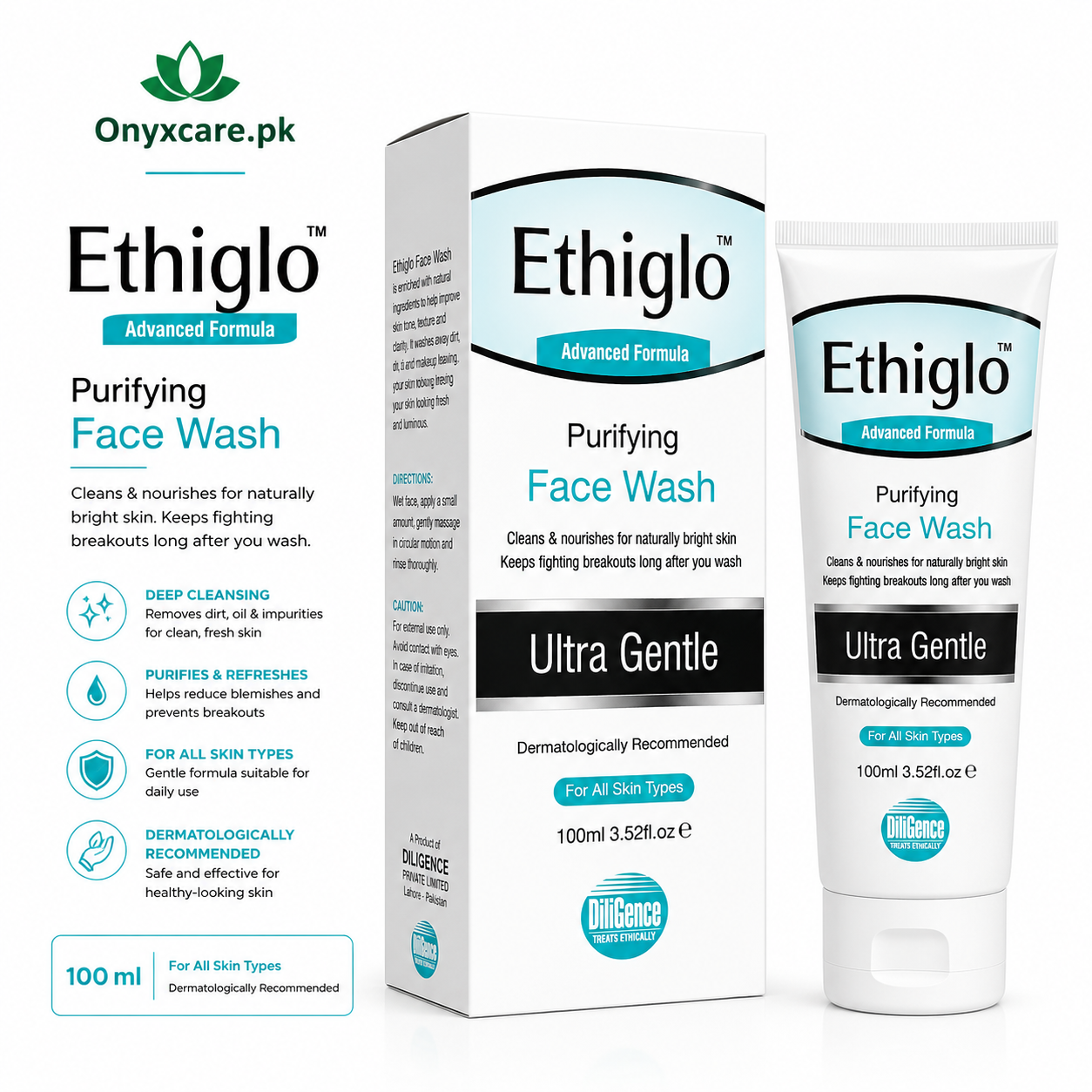 Ethiglo Purifying Face Wash 100ml
