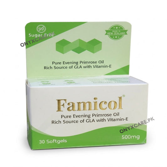 Famicol Evening Primrose Oil Softgels 500mg
